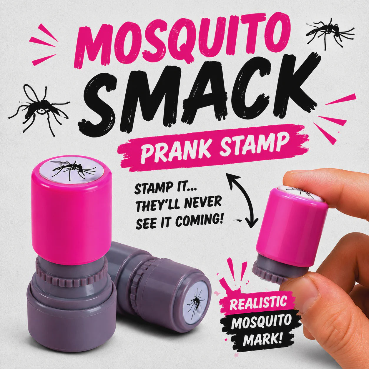 Fun Mosquito Swatter Stamp