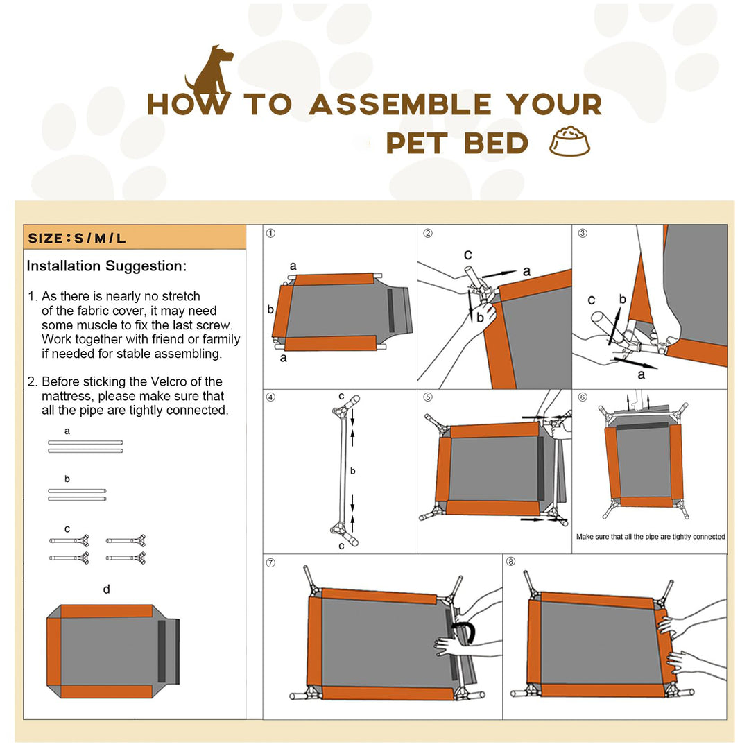 Cooling Elevated Dog Bed — Portable Pet Bed