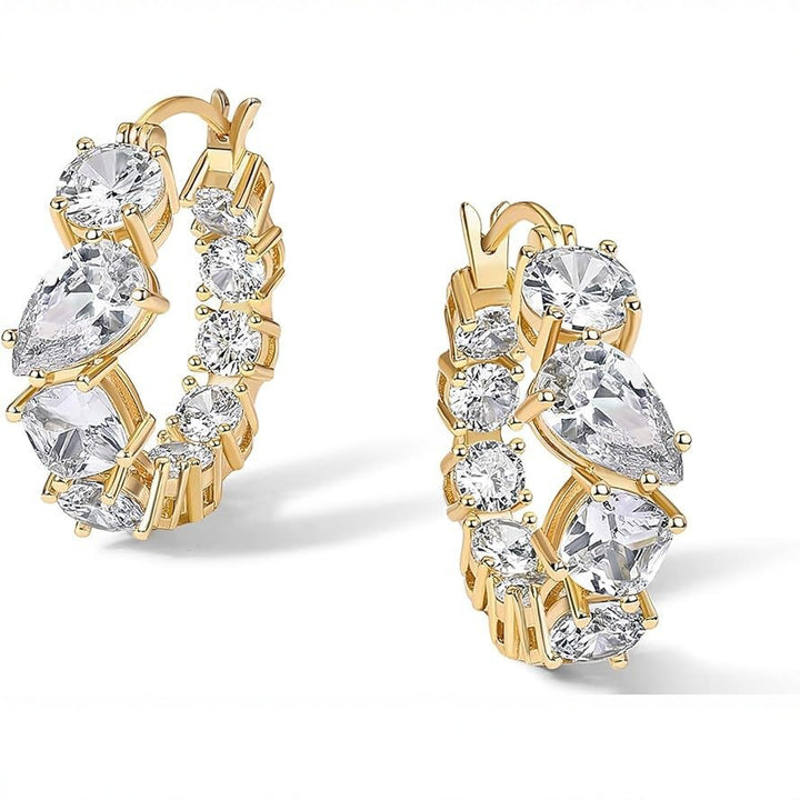 Marquise and Teardrop Earrings