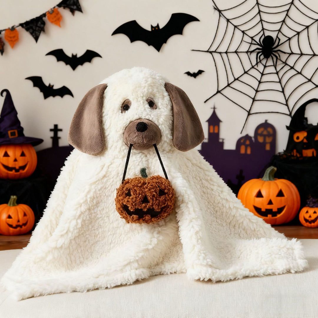 Ghost puppy plush toy