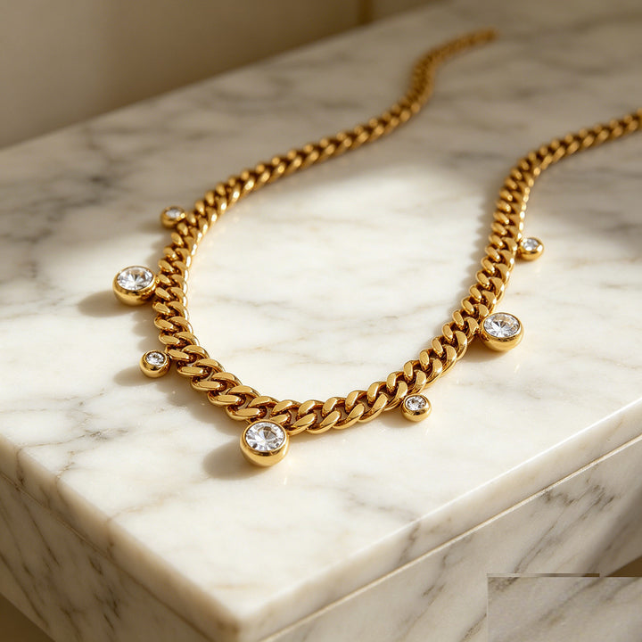 Diamond-accented pendant necklace