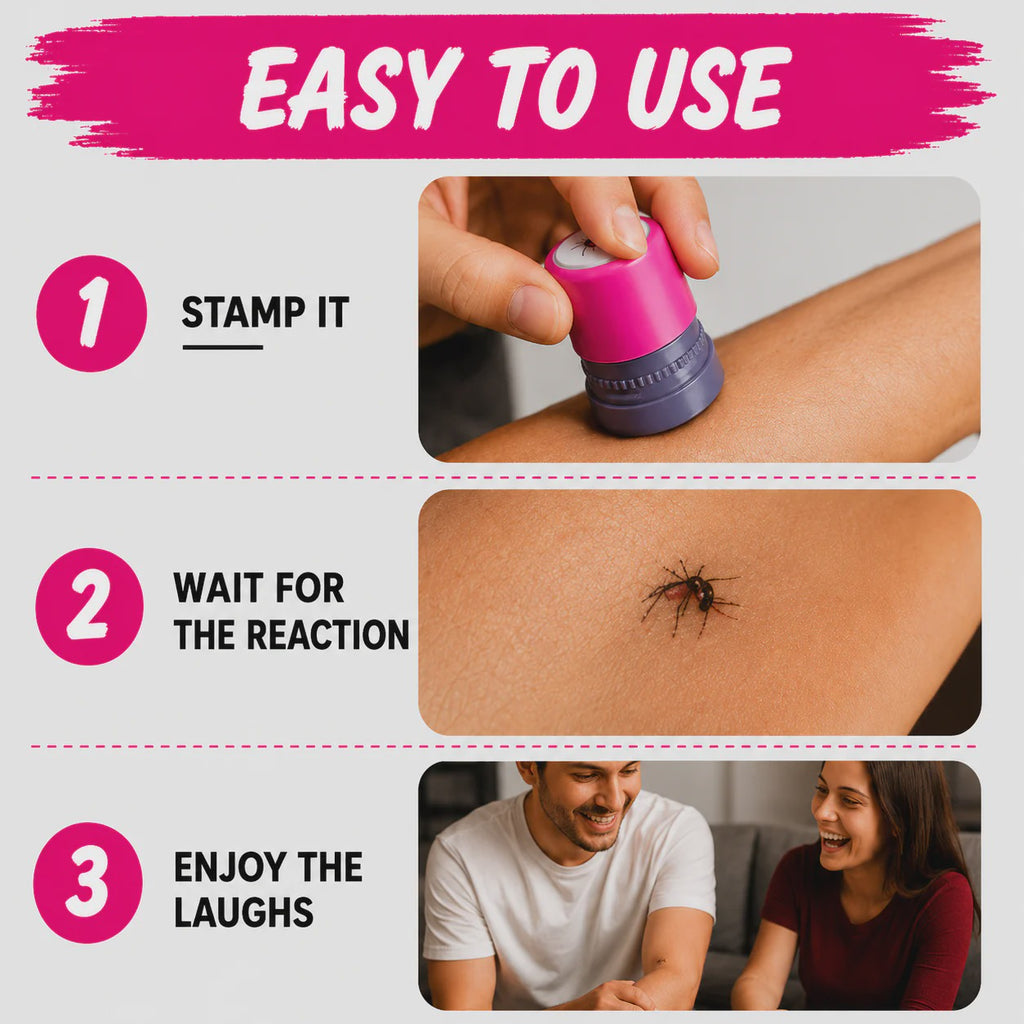 Fun Mosquito Swatter Stamp