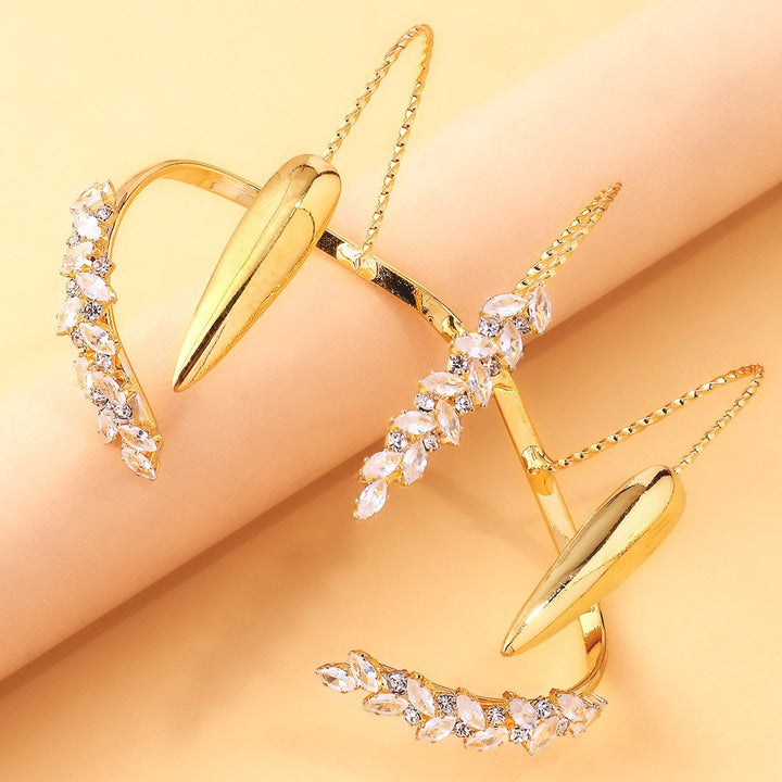 Geometric open cuff bracelet