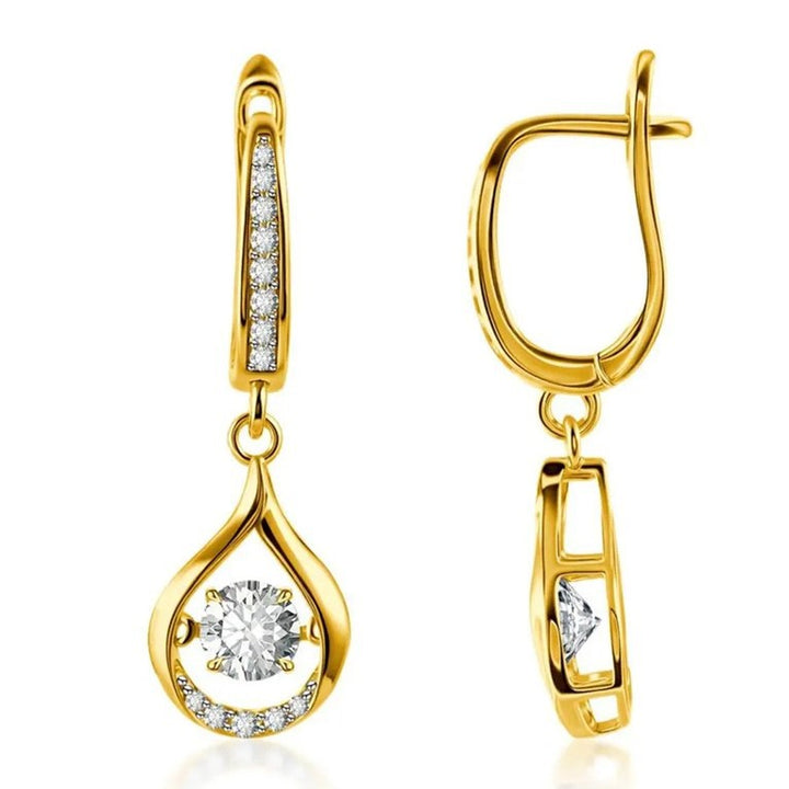 Moissanite Drop Earrings