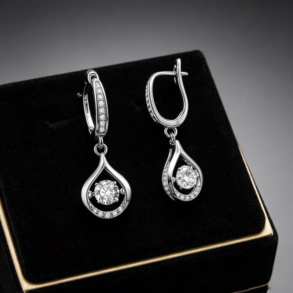 Moissanite Drop Earrings