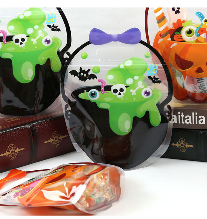 Halloween Sealable Candy Bags with Handles