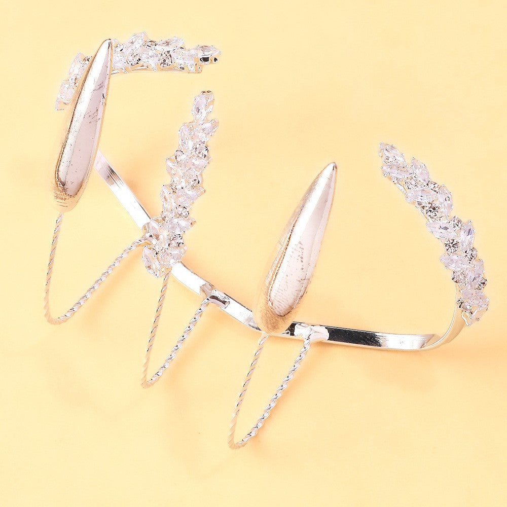 Geometric open cuff bracelet