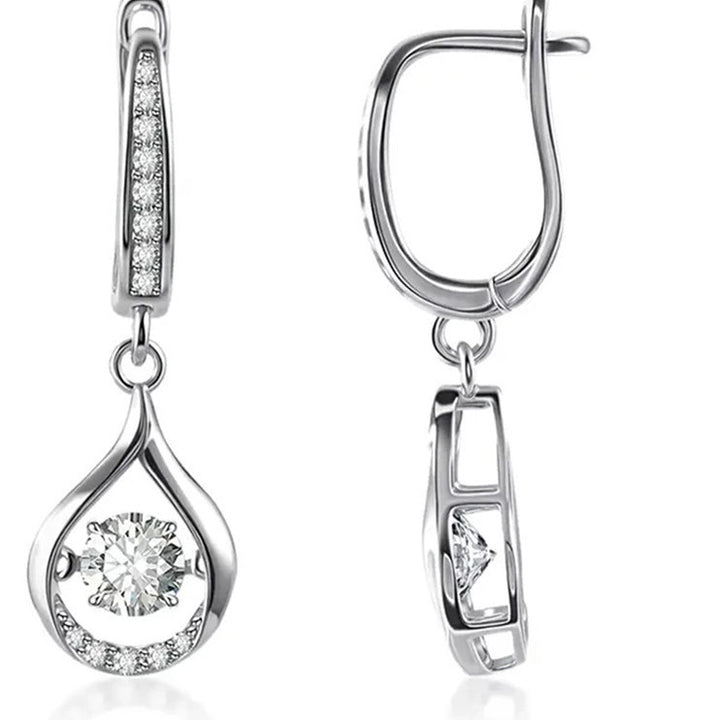 Moissanite Drop Earrings