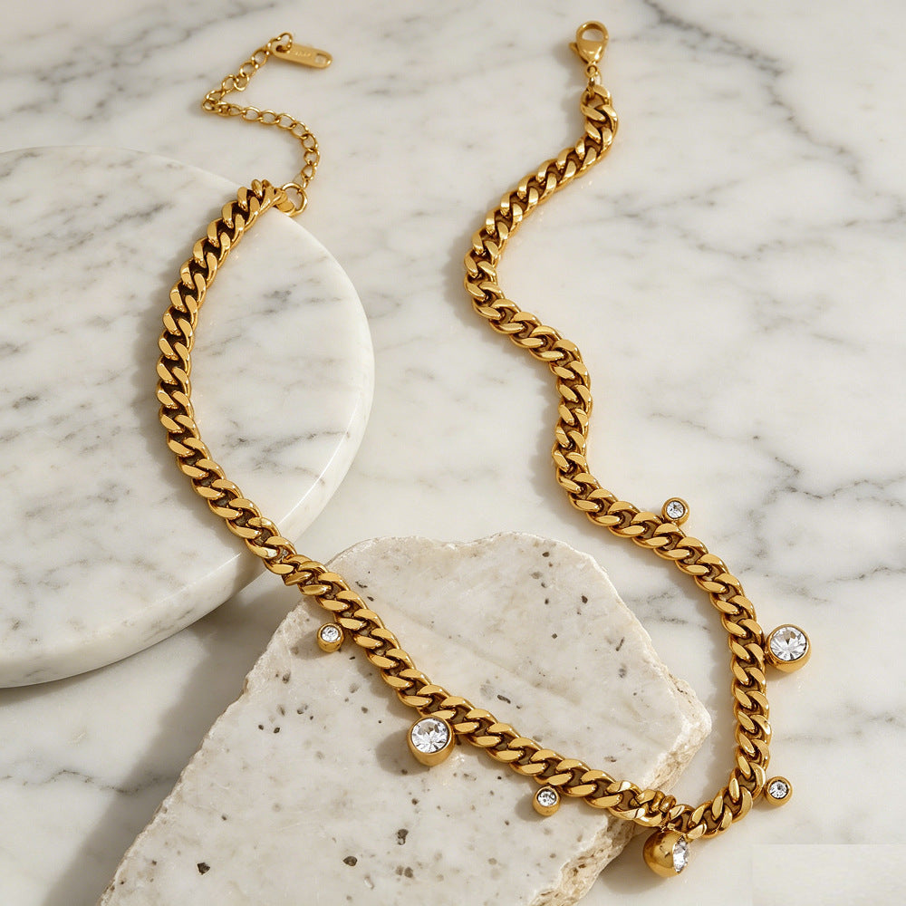 Diamond-accented pendant necklace