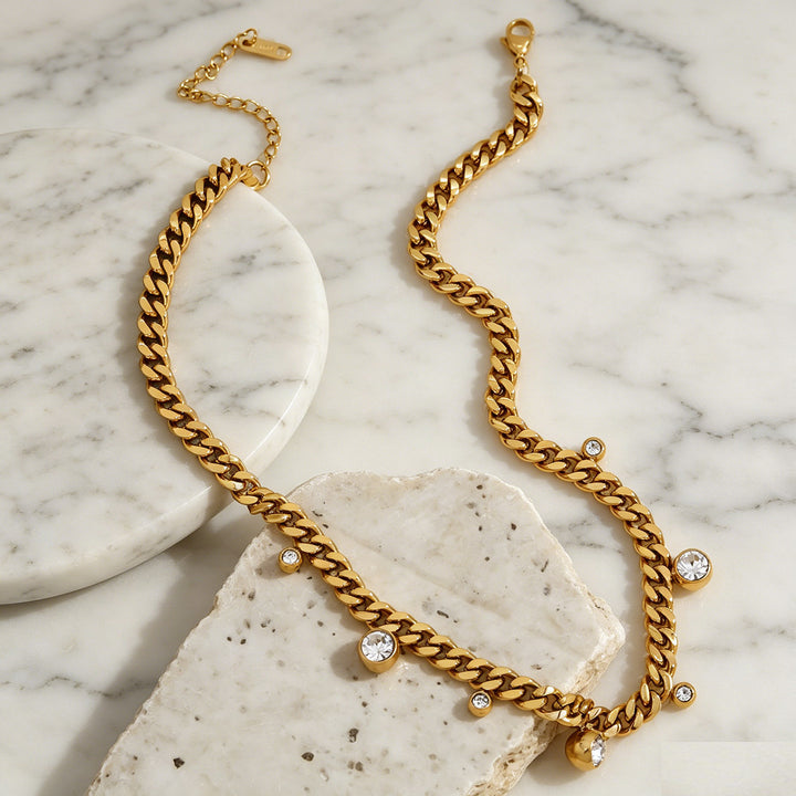 Diamond-accented pendant necklace