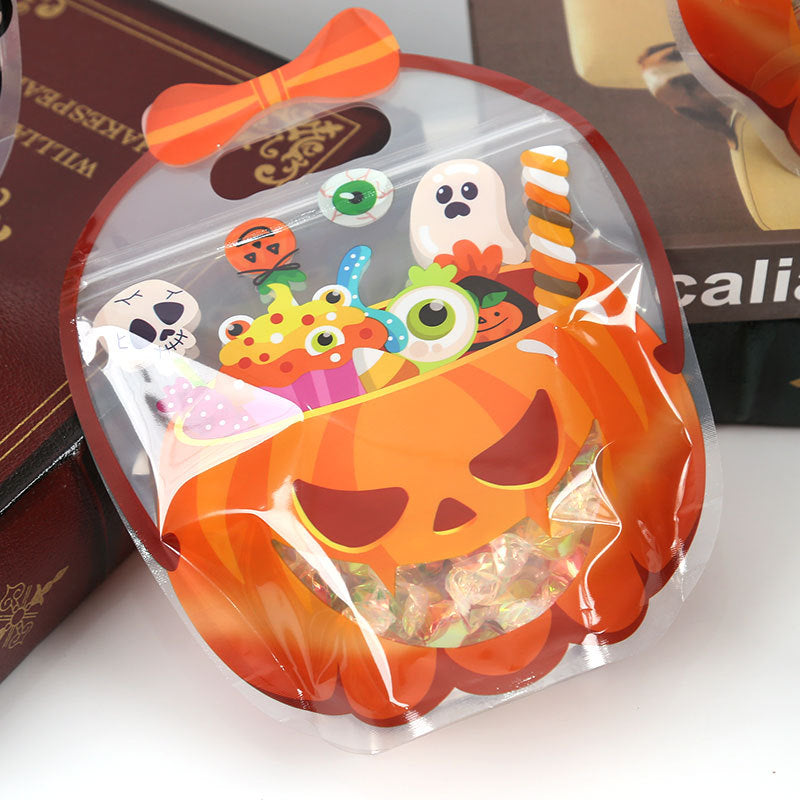 Halloween Sealable Candy Bags with Handles