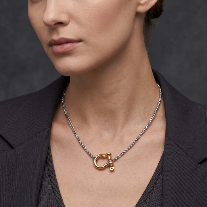 Lucky Horseshoe Charm Necklace