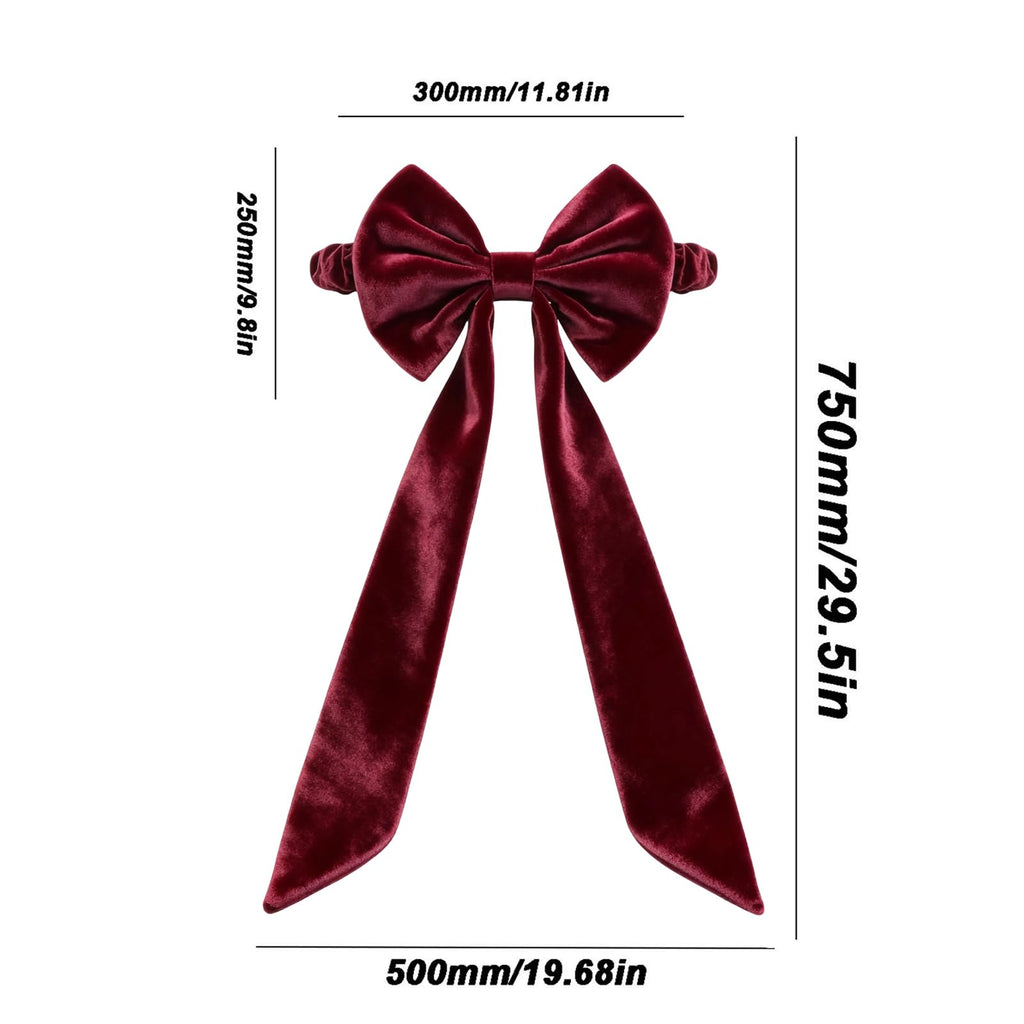 Christmas Red Chair Bows for Chairs