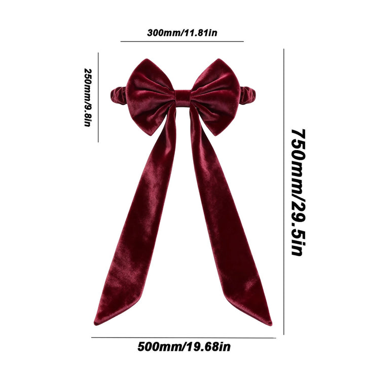 Christmas Red Chair Bows for Chairs