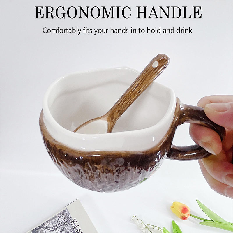 Creative and cute coconut cup