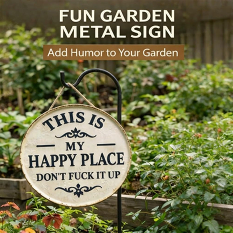 Fun Garden Metal Signs