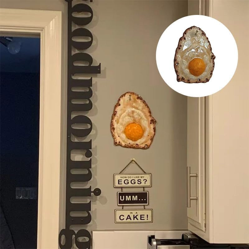 Fun Fried Egg Sculpture Decoration