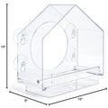 No-drill suction cup bird feeder