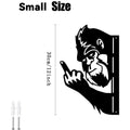 Fun and interesting hollowed-out Bigfoot metal wall decorations