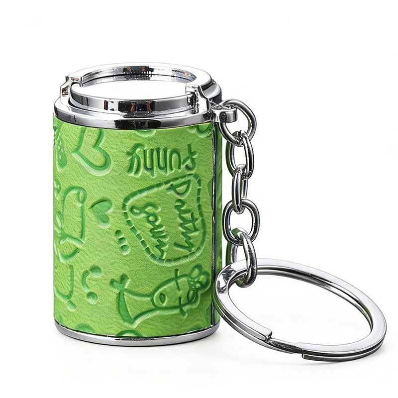 Portable coin bucket keychain