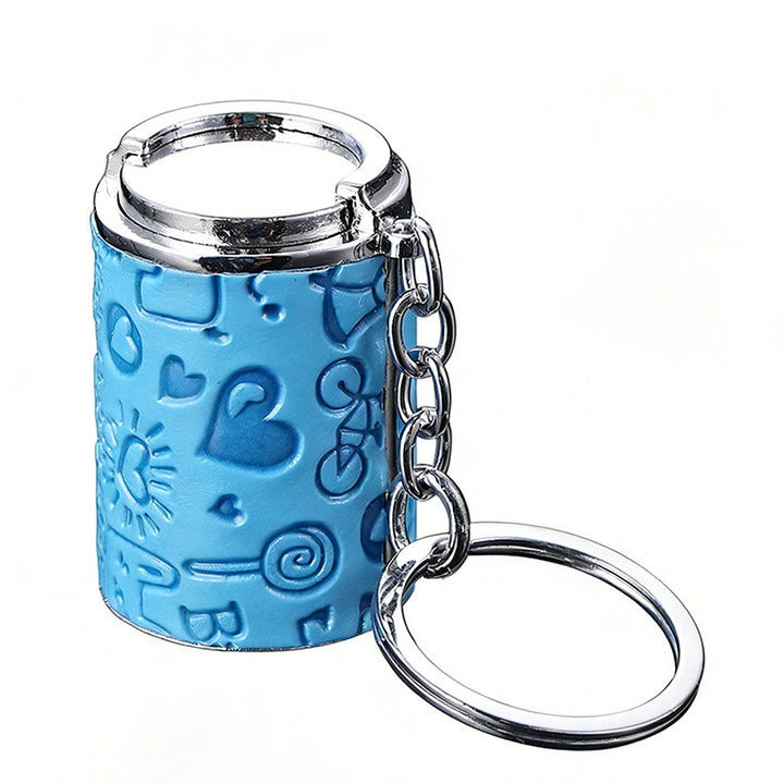 Portable coin bucket keychain