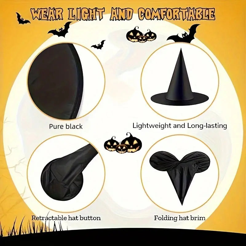 Halloween Pointed Wizard Hat