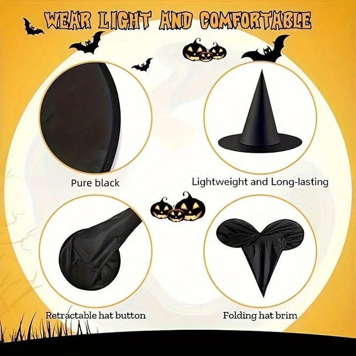 Halloween Pointed Wizard Hat