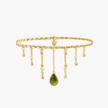 Vintage-style teardrop armlets and anklets