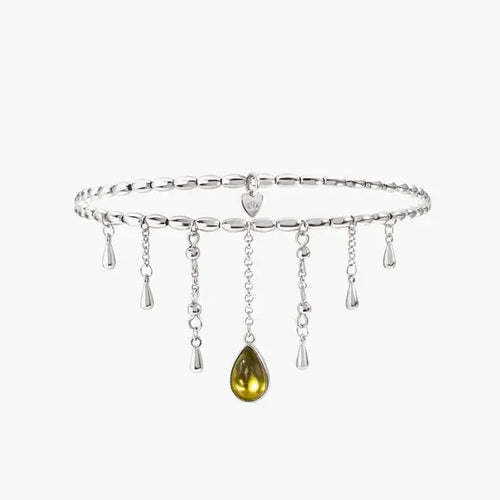 Vintage-style teardrop armlets and anklets