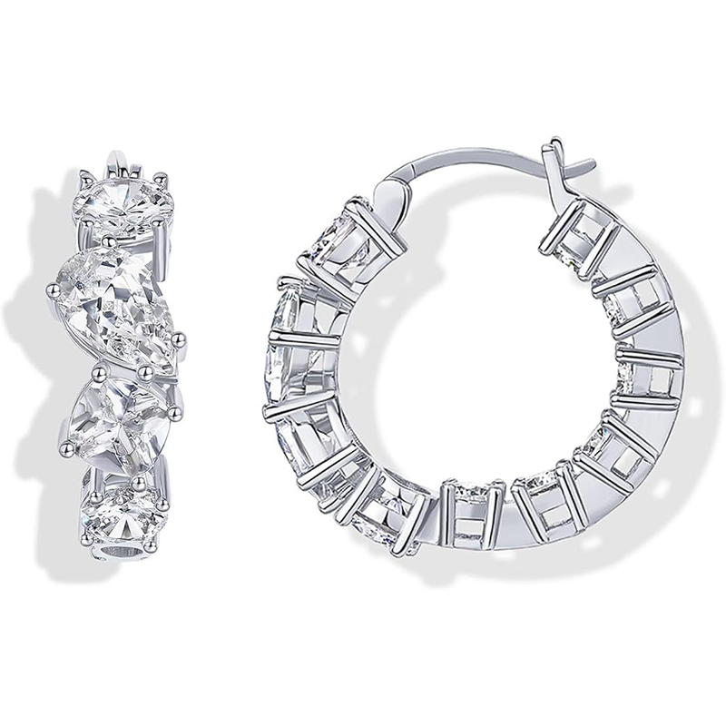Marquise and Teardrop Earrings