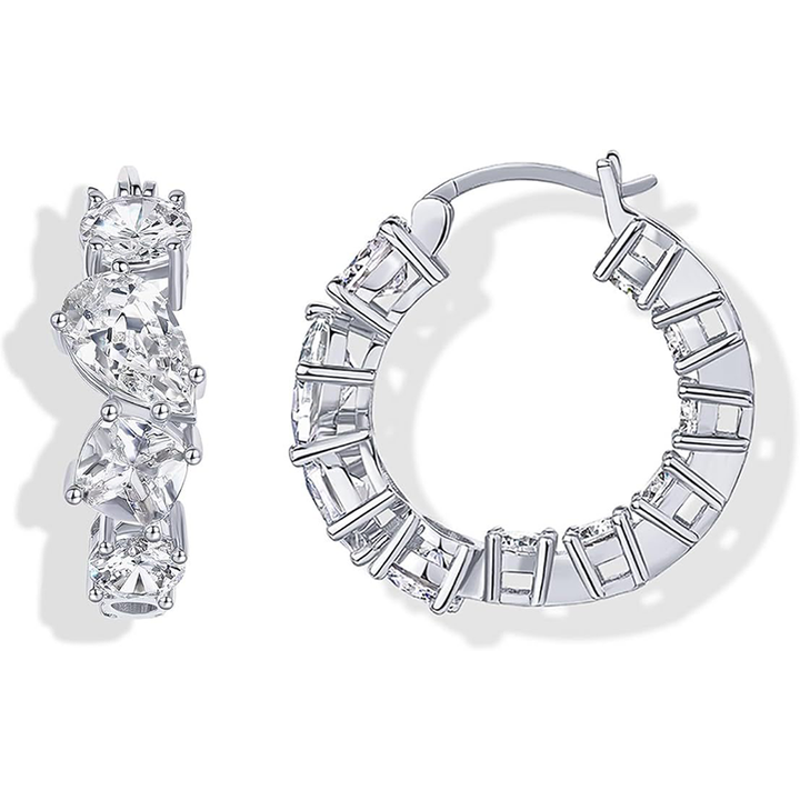 Marquise and Teardrop Earrings
