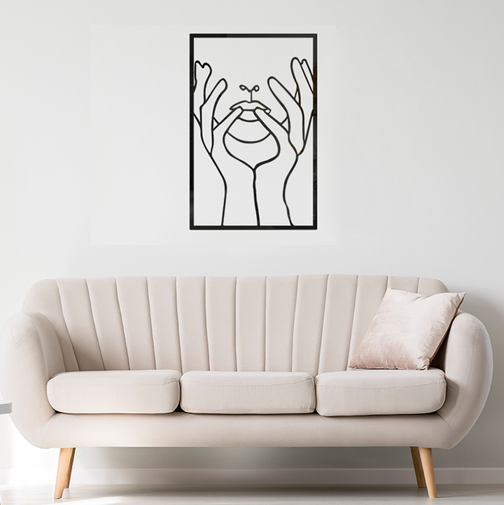 Minimalist Abstract Figure Acrylic Wall Art Set