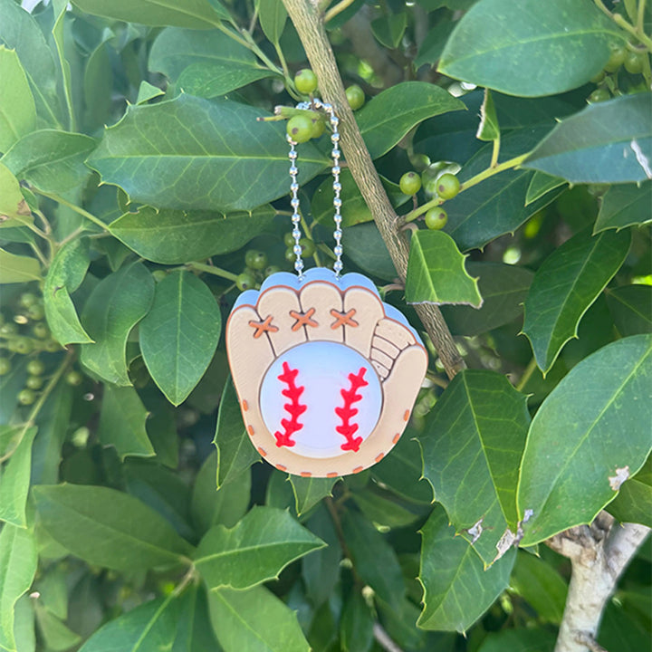 3D Printed Decompressed Baseball Keychain