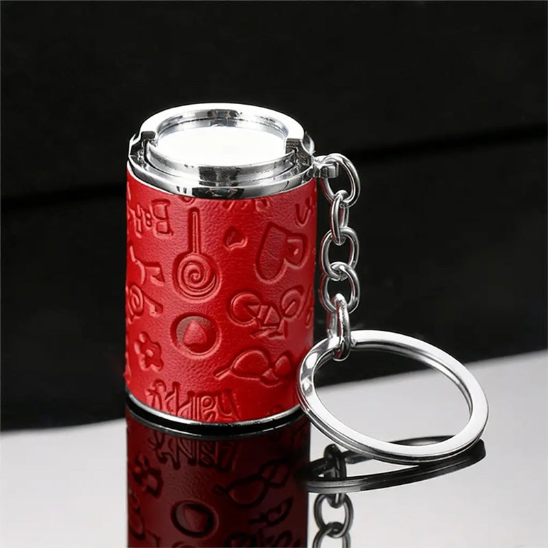 Portable coin bucket keychain