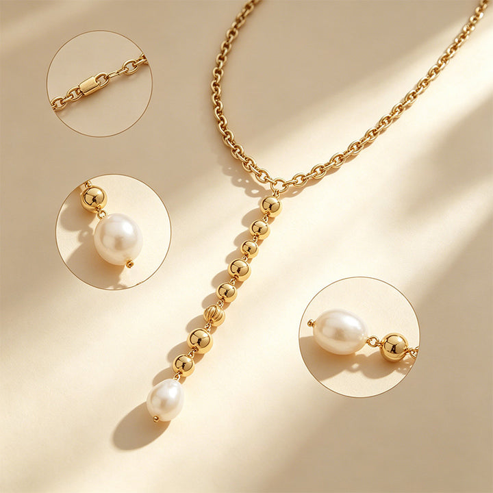 Freshwater pearl necklace