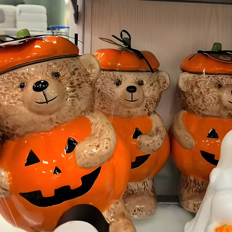Pumpkin Bear Ornament