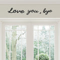 New Love You Bye Felt Wall Decor