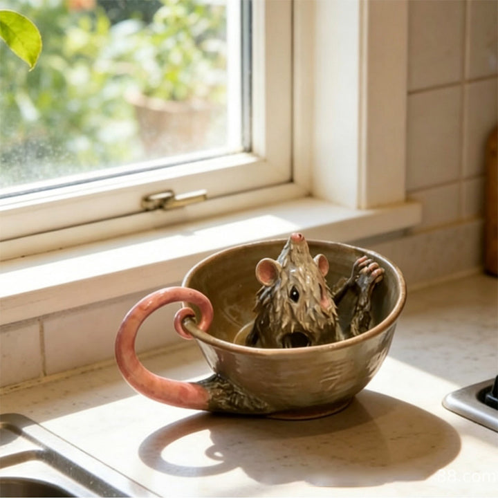 Mouse-Shaped Grinding and Juicing Bowl