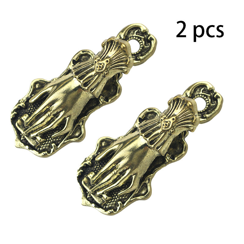 Vintage-style metal planner clip