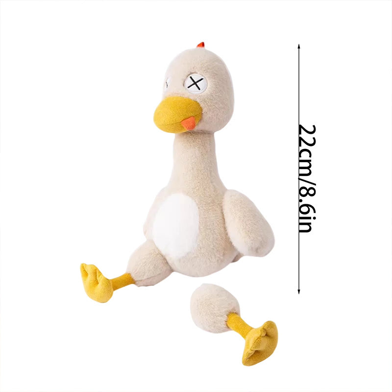 Detachable duck plush toy