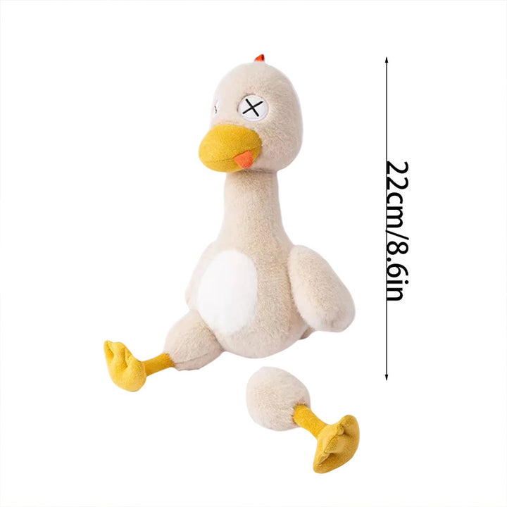 Detachable duck plush toy