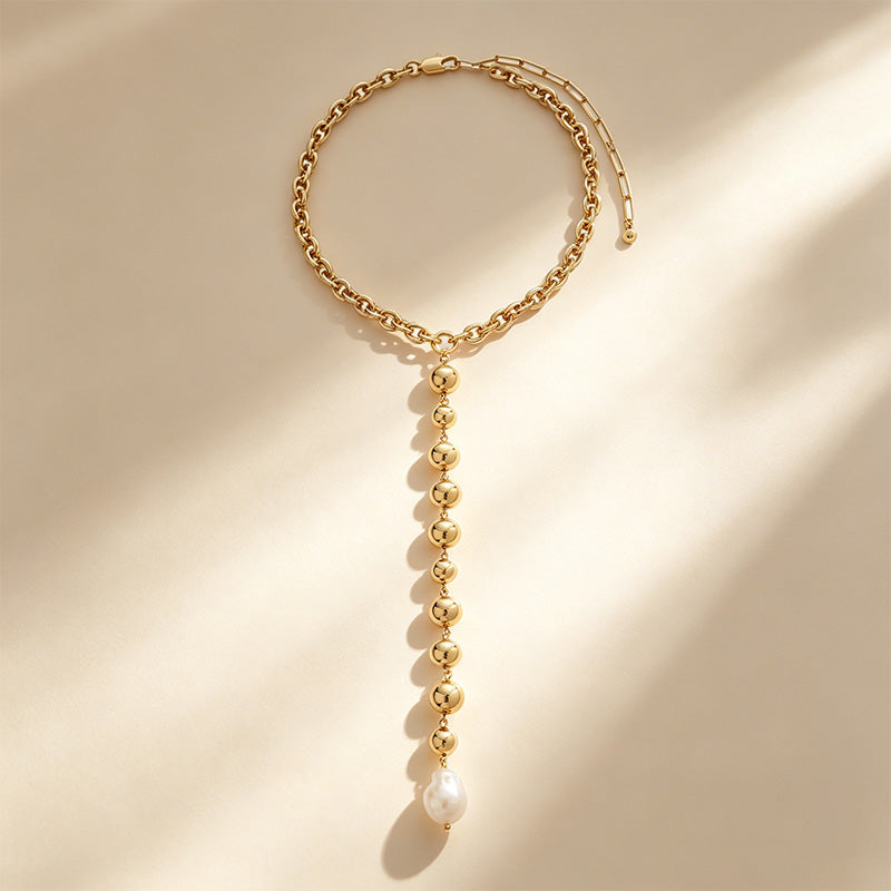 Freshwater pearl necklace