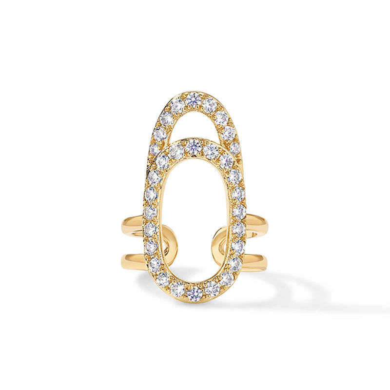 Adjustable and unique fashion ring