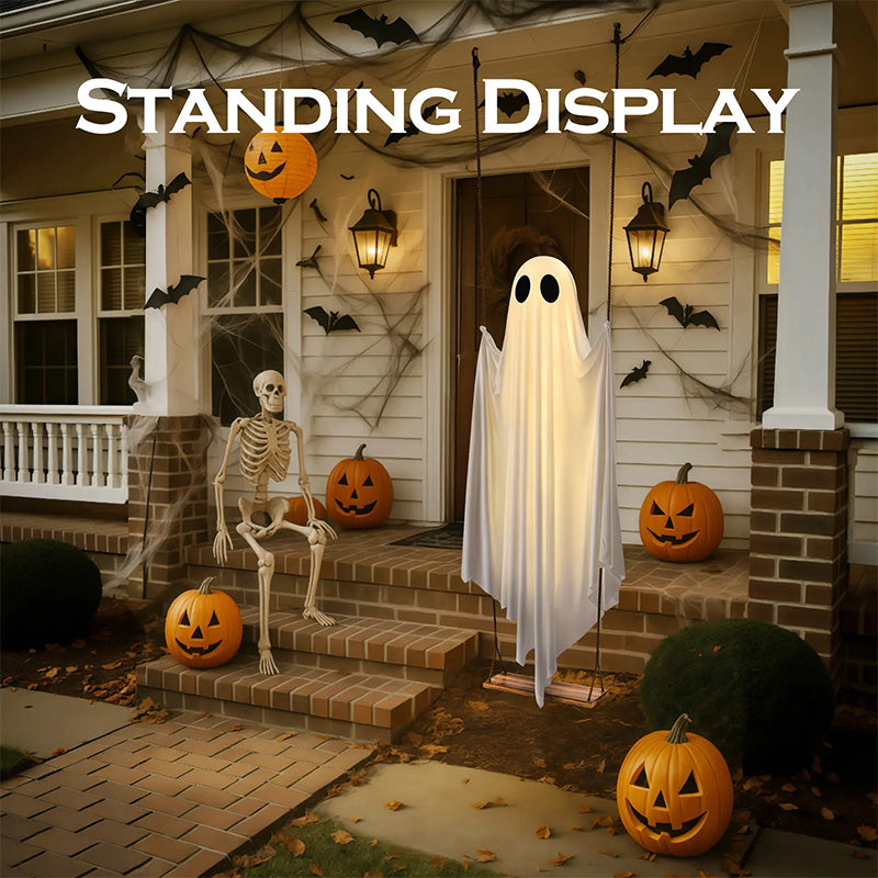 Glowing ghost hanging swing
