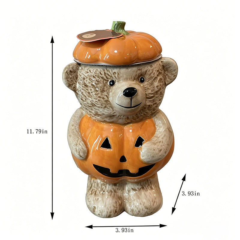 Pumpkin Bear Ornament