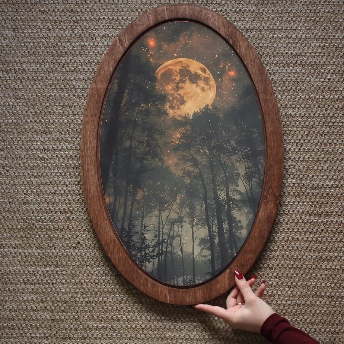 Wooden Starry Sky Decorative Art