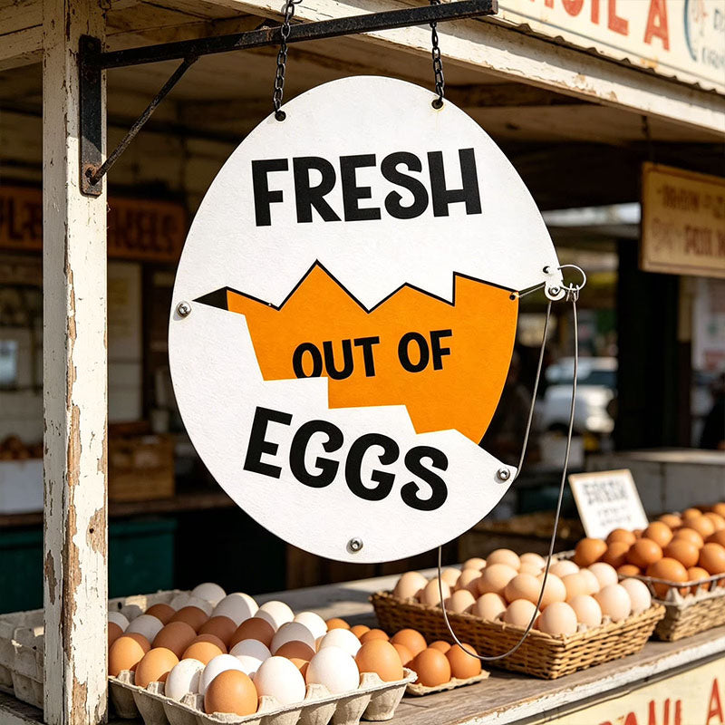 Farm Fresh Eggs Sign