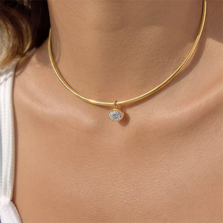 Crystal Collar Necklace
