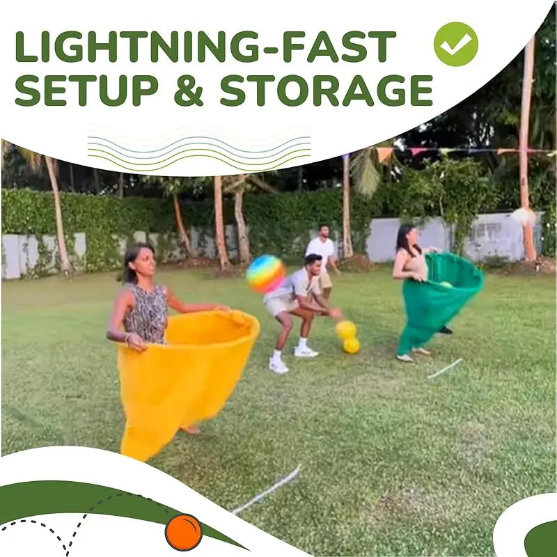 Outdoor parent-child ball throwing game toy