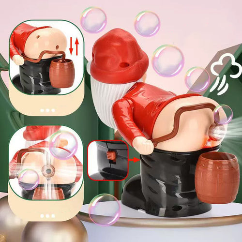 Santa Claus Funny Light and Music Bubble Toy